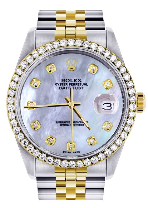 rolex datejust two tone womens|More.